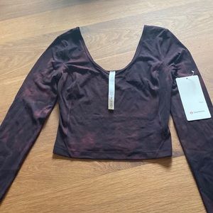 long sleeve lululemon align shirt